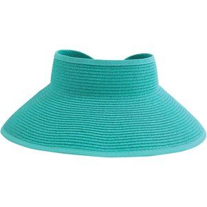 San Diego Hat Company Womens Ultrabraid Visor with Ribbon Binding